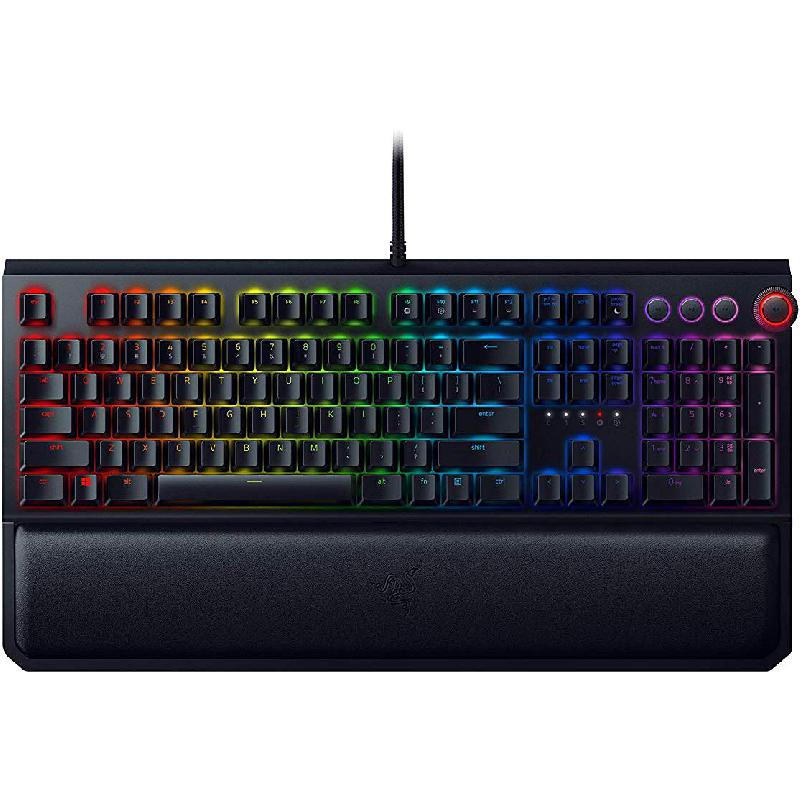 BlackWidow Elite Gaming Keyboard, Wired, for Laptop/Desktop Computer/Gaming Desktop Computer/CPU Windows OS, Black