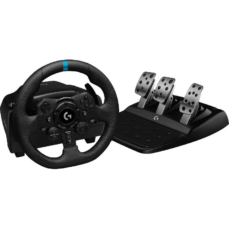G923 True Force Sim Racing Wheel + Pedals, Wired, for PlayStation 4/PlayStation 5, Black