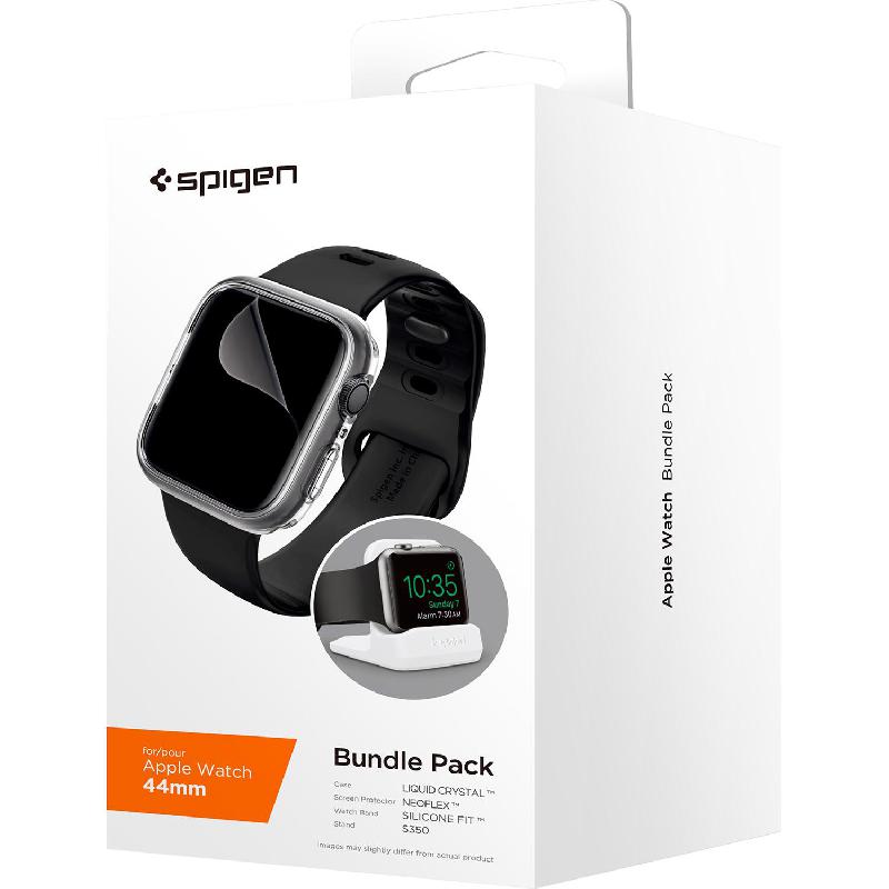 Smartwatch Accessory Bundle, for Apple Watch SE 44 2nd Gen/Watch Series 6 44/Watch Series 5 44, Black