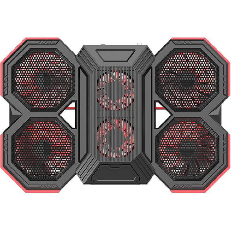 Scorpion FN-41 Laptop Cooling Stand (15.6 Inch) + Cellphone Holder, for Gaming Laptop/Gaming Desktop Computer/Gaming CPU, Black