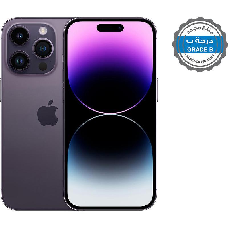 Renewed Grade B iPhone 14 Pro, 128 GB, Deep Purple, 5G
