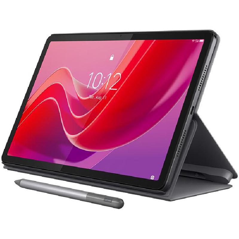 Lenovo Tab M11 Tablet - 4G with Case Cover and Stylus 2023, 11", 128 GB, Luna Grey, Octa Core