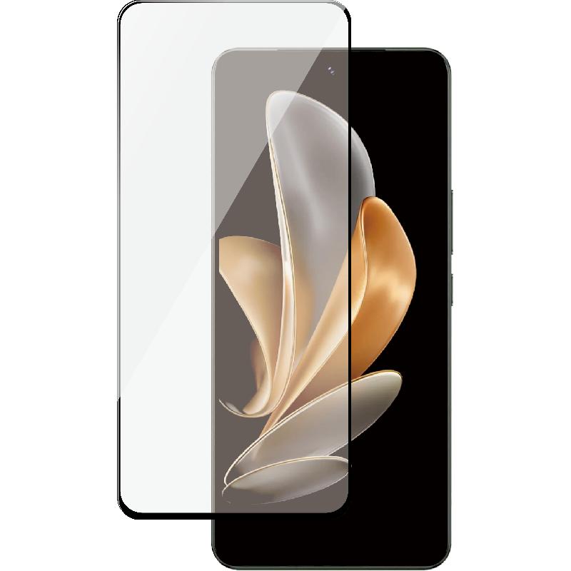 SAFE Case Friendly Smartphone Screen Protector, Tempered Glass, Edge-to-Edge, Black, for vivo V30 Lite