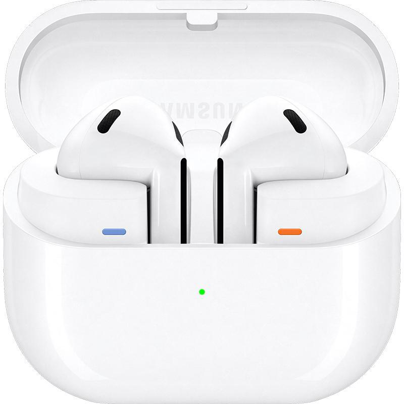 Galaxy Buds3 Earbuds, Active Noise Cancelling, Bluetooth, USB-C, Built-in Microphone, White