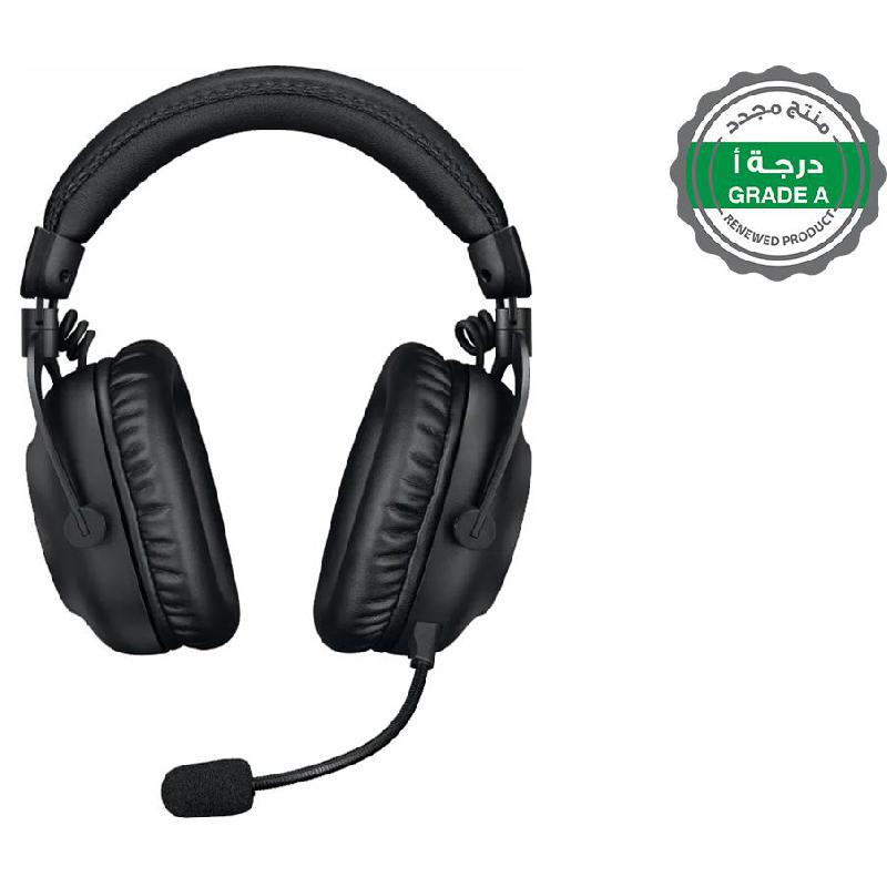 Renewed Grade A PRO X 2 LIGHTSPEED Gaming Headset, Wireless, USB, Detachable Microphone, Black