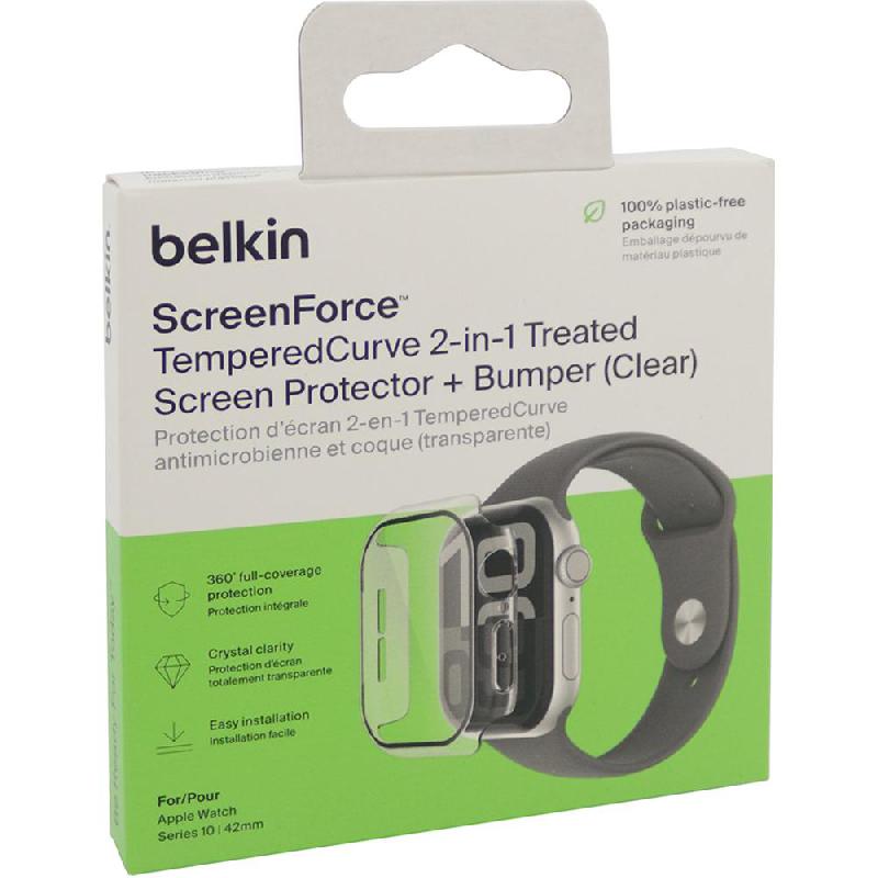 ScreenForce Smartwatch Fit Case, for Apple Watch Series 11 42/Watch Series 10 42, Clear