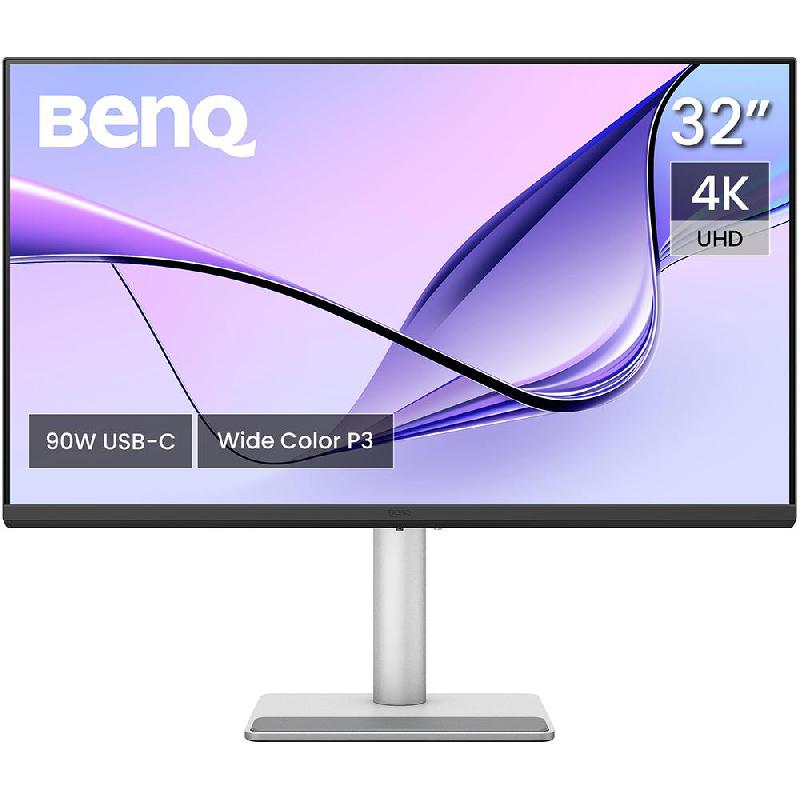 MA320U 31.5 Inch Monitor, 4K UHD (Ultra HD), 60 Hz, 5ms (GtG), Built-in Dual Speaker (2 X 3W), Black/Silver