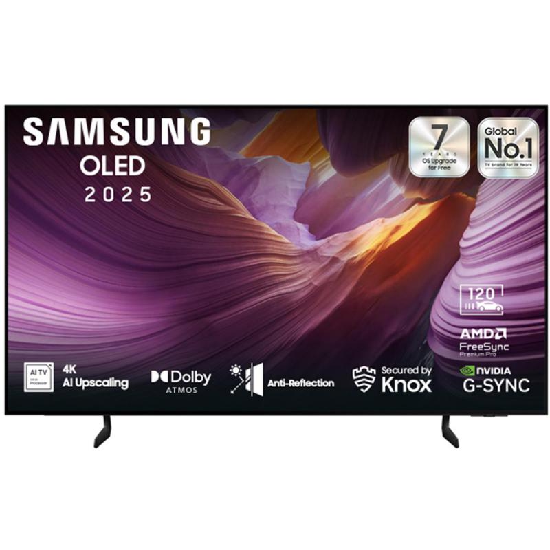 77 Inch Smart TV, 4K OLED, 100 Hz, Graphite Black, S85F