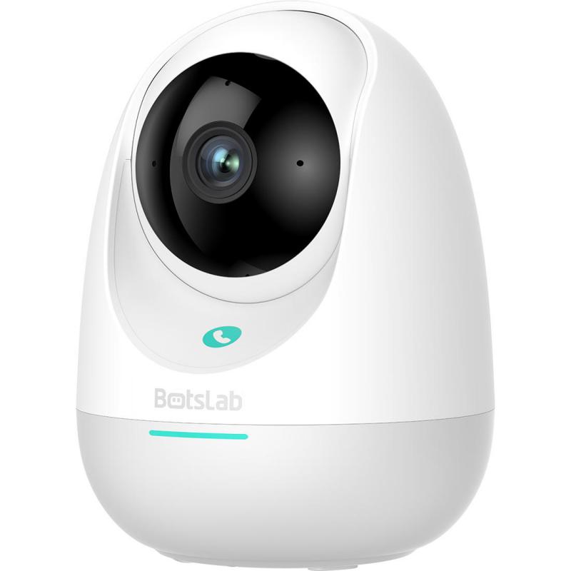 2E Pro 3 MP Pan & Tilt Home Security Wi-Fi Camera, Wi-Fi, Works with Amazon Alexa/Google Assistant, White