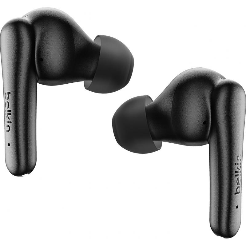 SoundForm Rhythm Earbuds, Noise Cancelling, Bluetooth, USB-C (Charging), Built-in Microphone, Black