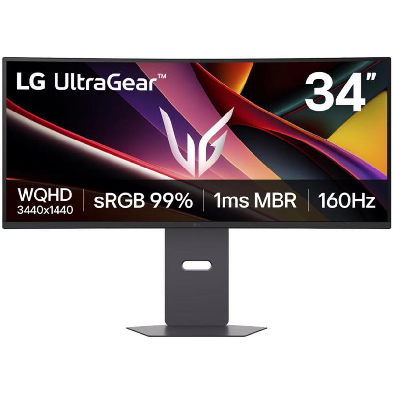 UltraGear 34 Inch Gaming Monitor, WLED, LED, 160 Hz, 1ms (MBR), Black