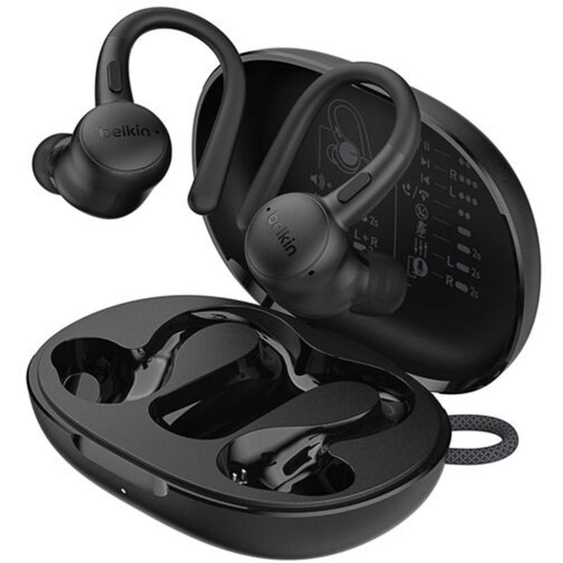 Acitvefit Earbuds, Bluetooth, Built-in Microphone, Black